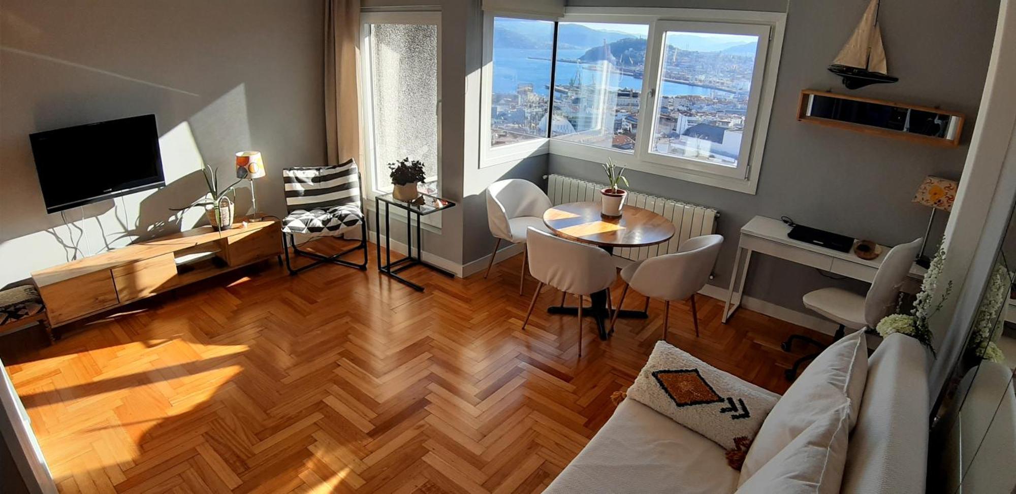 Apartamento Vistas A La Ria Y Garaje En El Castro, Centro Vigo Exterior foto